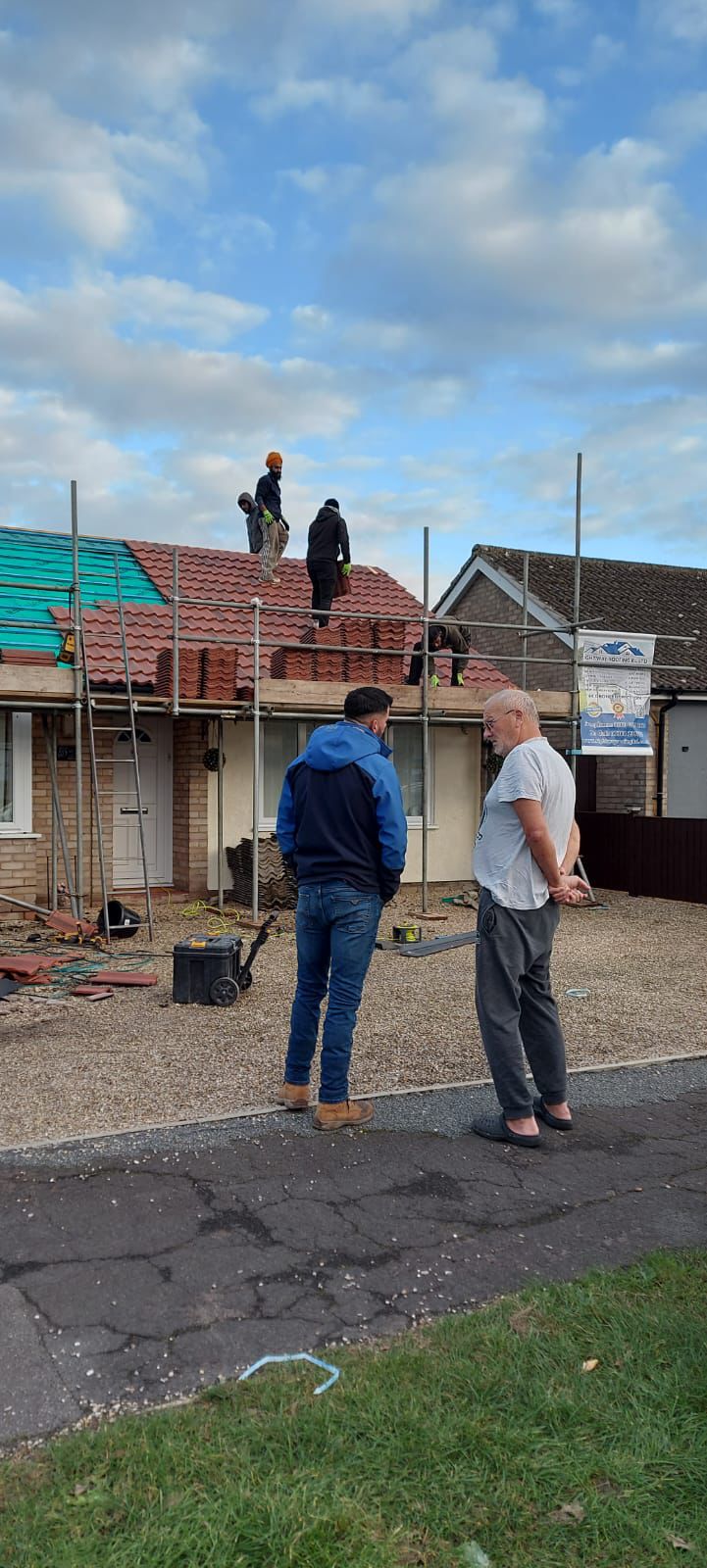 Roof extension project