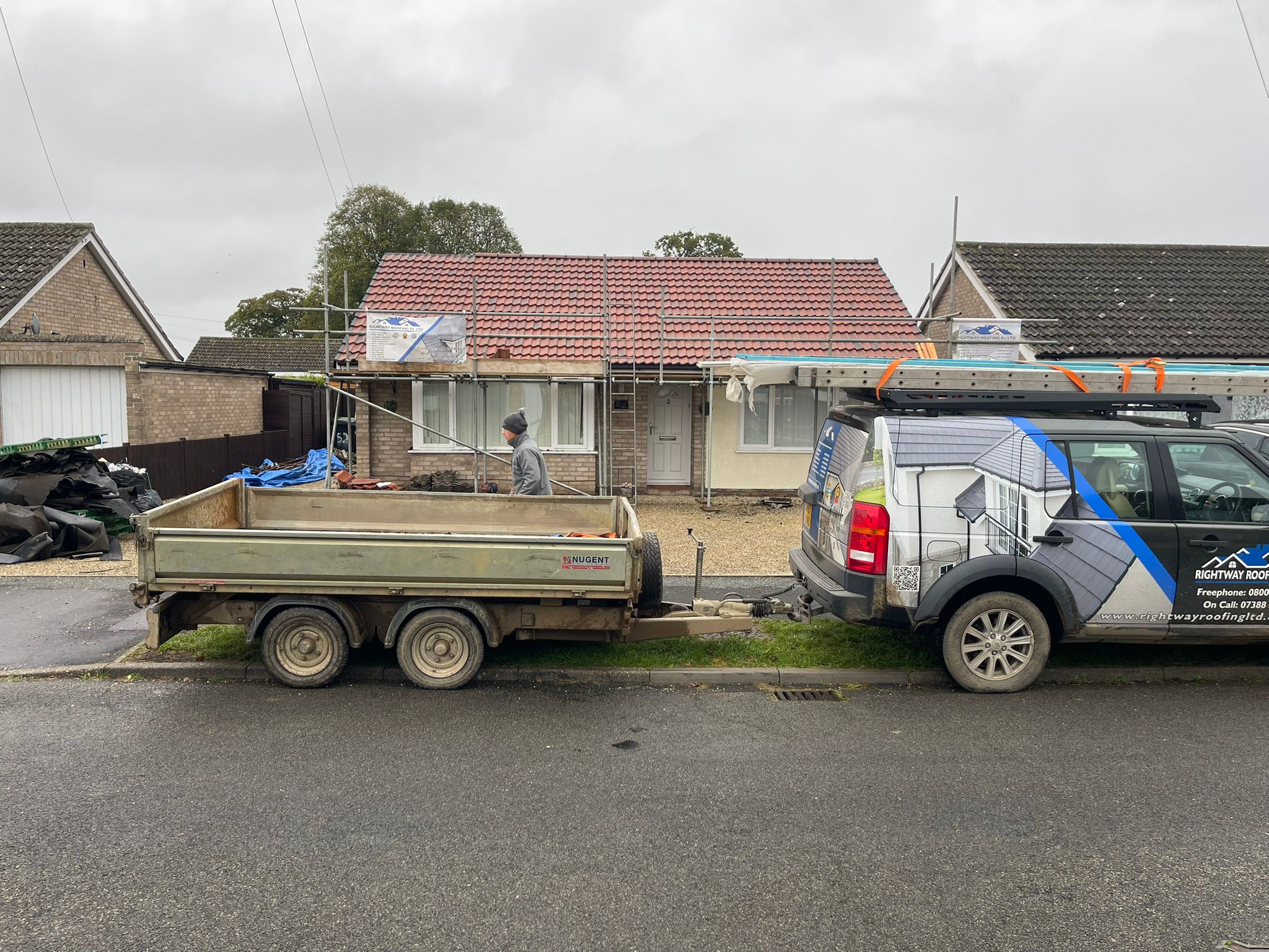 Roof restoration project