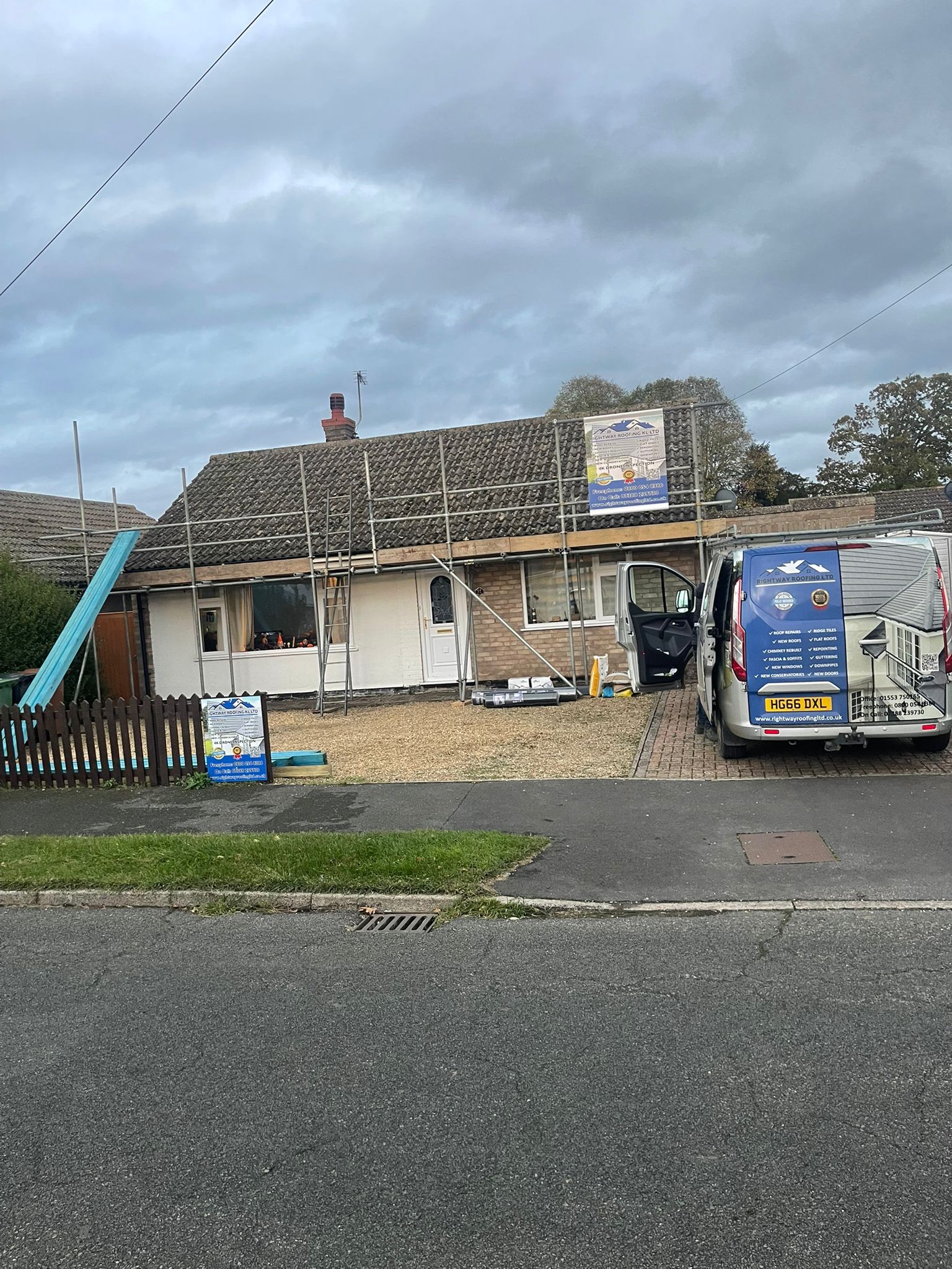 Residential roof installation