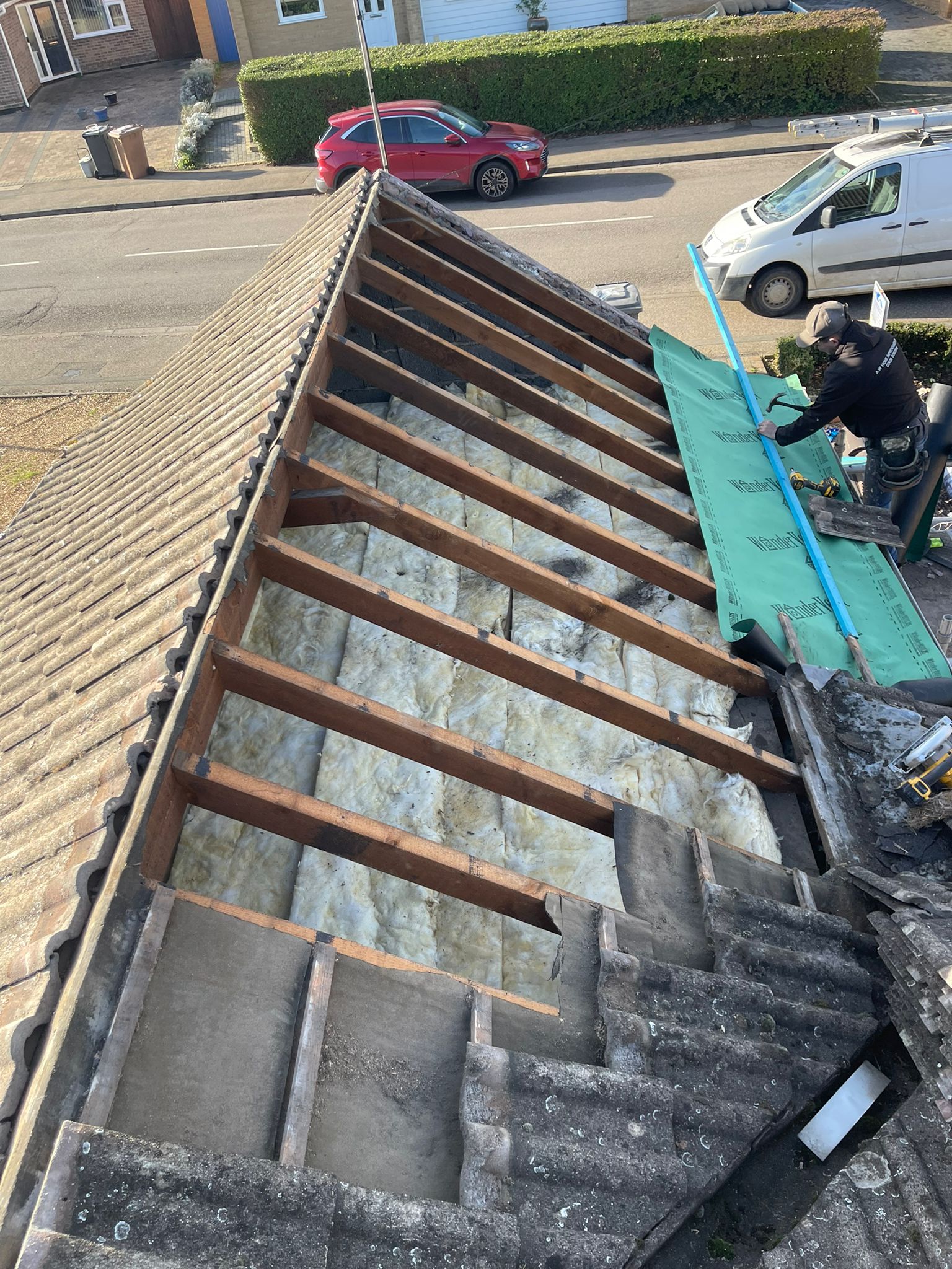 Roof structure repair and renovation