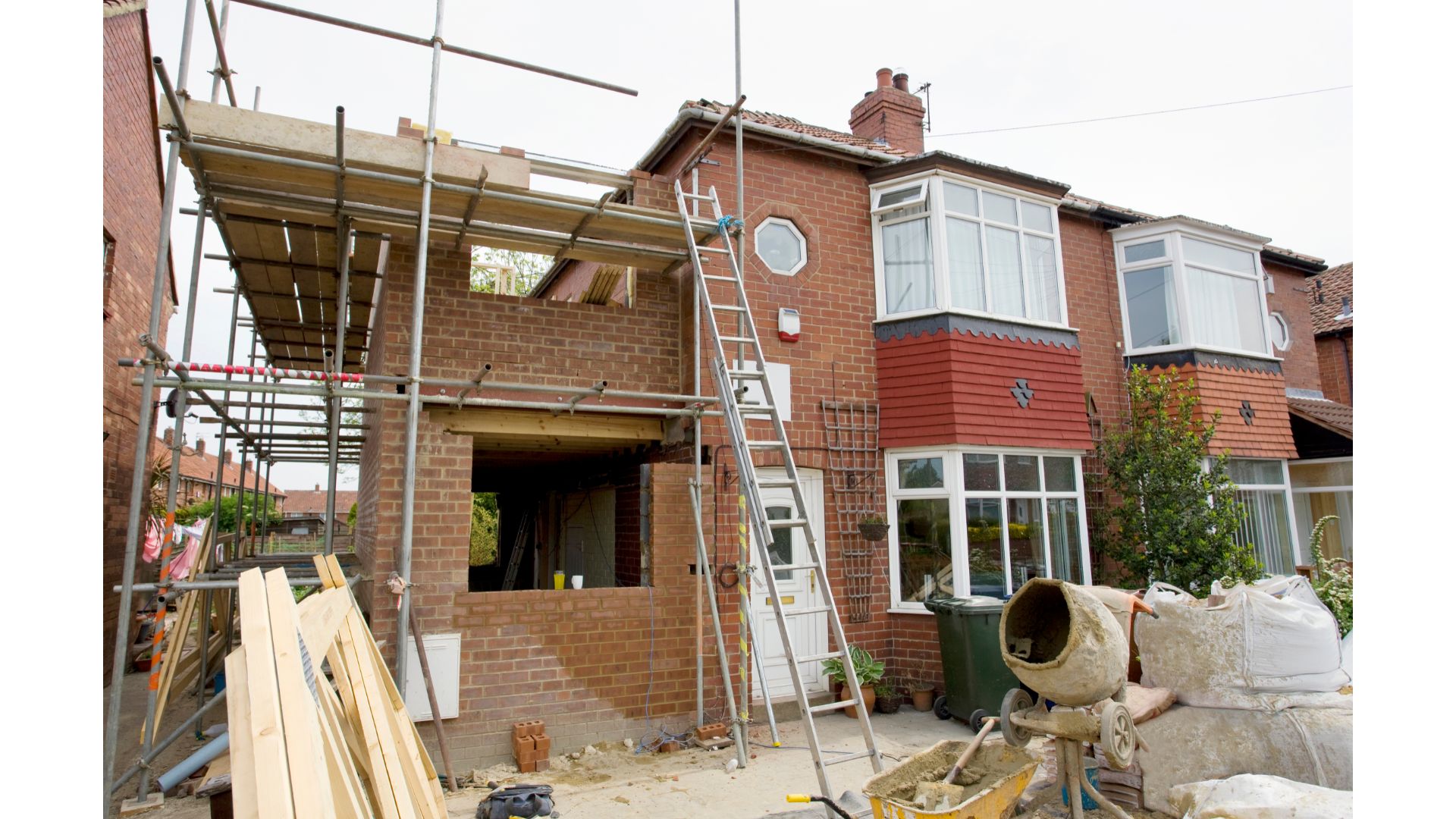 Building extension and construction services